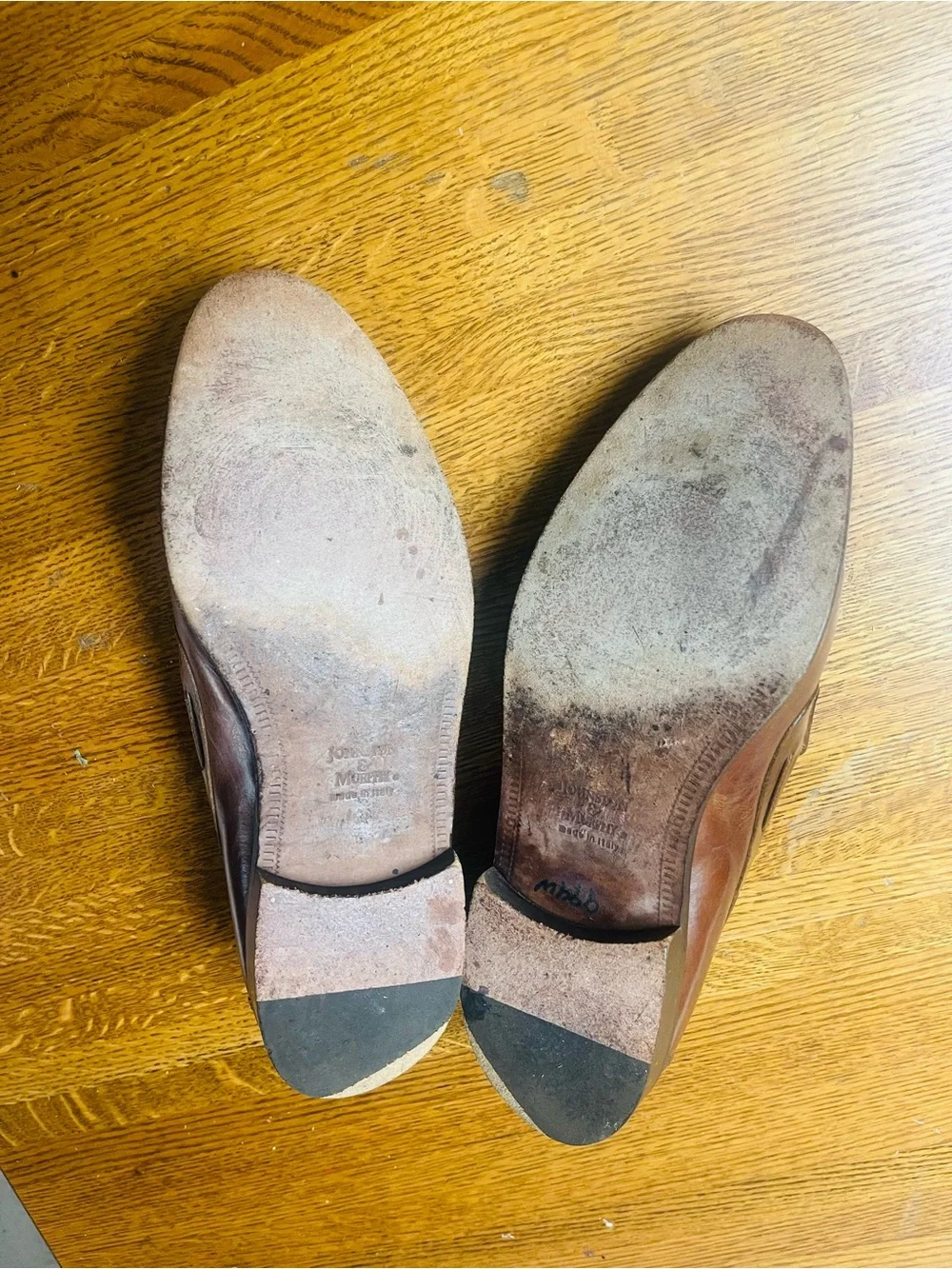 Johnston & Murphy Men's Brown Tassel Loafers - Classic Leather Slip-Ons